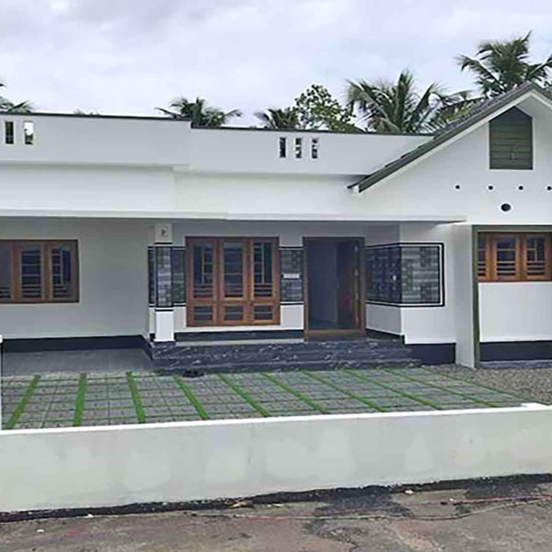 New 3 BHK modern villa for sale on Chembakassery Road, Thiruvalla