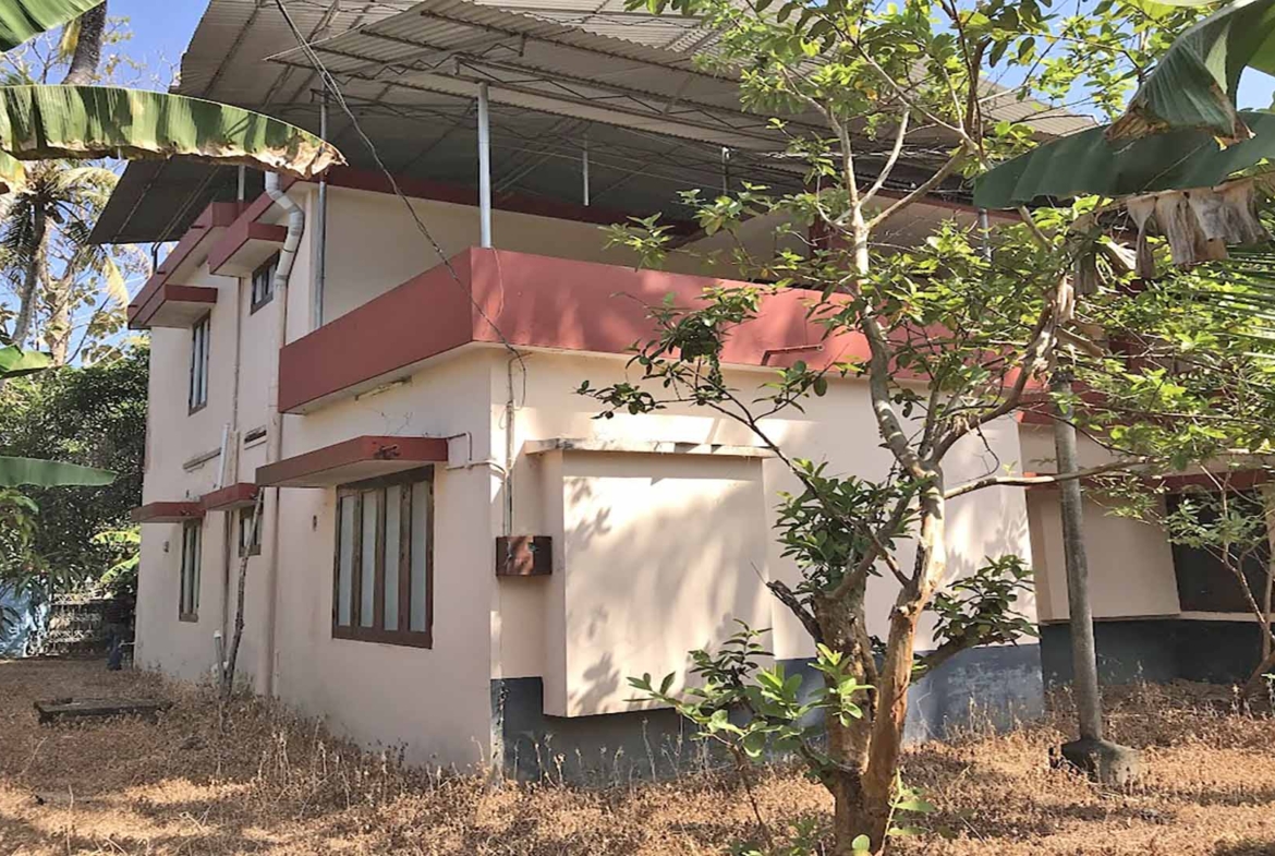 Rear view of 4 BHK house on Karthika Road