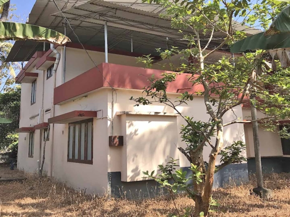 Rear view of 4 BHK house on Karthika Road