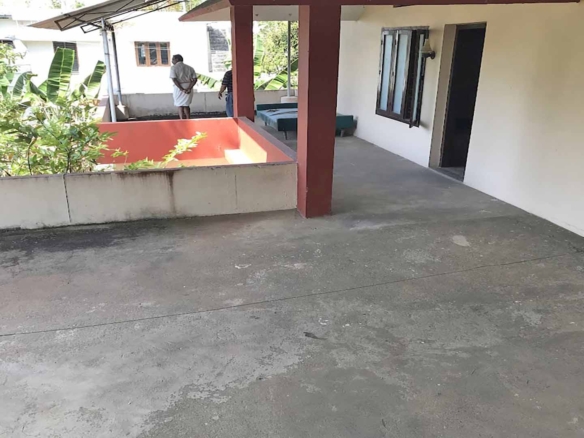 Open terrace of house near Chengannur Railway Station