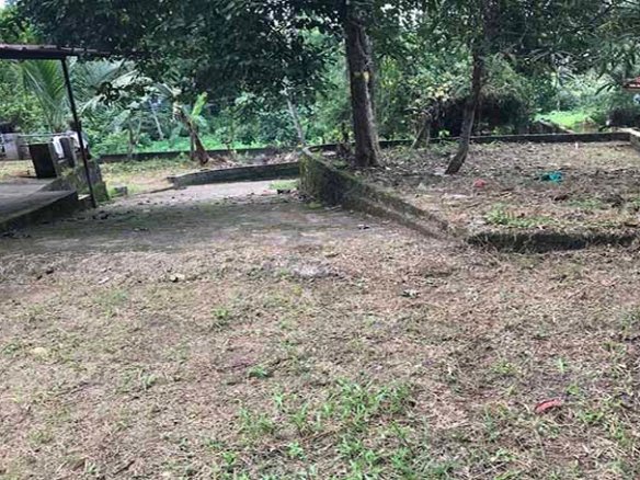 Spacious 30 cent land plot with paved driveway surrounding a 2 BHK house in Kareelamukk, Thiruvalla